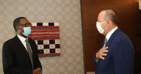Çavuşoğlu, Afrika Birliği Mali Yüksek Temsilcisi Buyoya ile görüştü