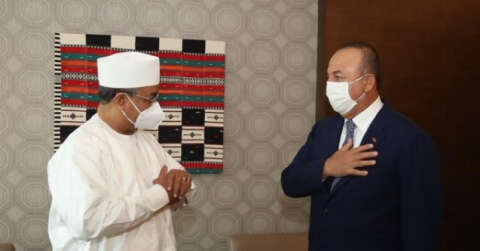 Çavuşoğlu, BM Genel Sekreteri Mali Özel Temsilcisi Annadif ile görüştü