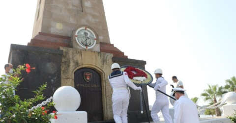 Ertuğrul Firkateyni’nde şehit olan 587 denizci Mersin’de anıldı