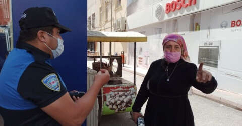 İkinci kez maske kuralını ihlal eden kadından polise pişkin sözler