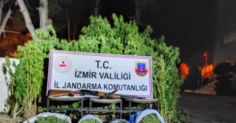 İzmir’de jandarmadan uyuşturucu baskınları: 15 kilo esrar ele geçirildi