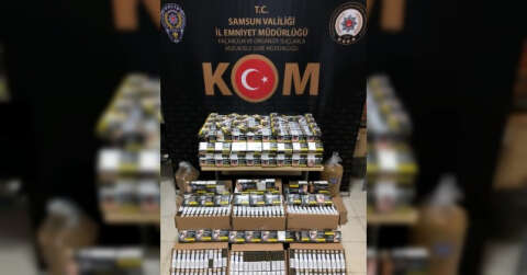 Samsun’da tütün evine kaçak tütün operasyonu: 3 gözaltı