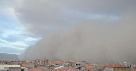 Konya’da dev toz bulutu