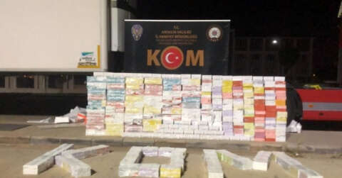 Antalya’da 900 bin liralık kaçak sigara ele geçirildi