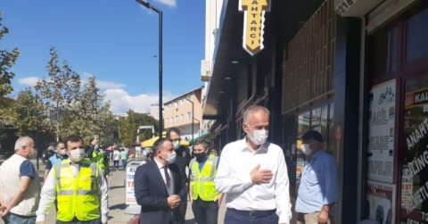 Çekmeköy’de kaymakam ve belediye başkanından korona virüs denetimi