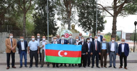 Amasyalı muhtarlar: "Azerbaycanlı kardeşlerimizin yanındayız"