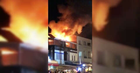 Bodrum’da bir otelin terasında çıkan yangın korkuttu