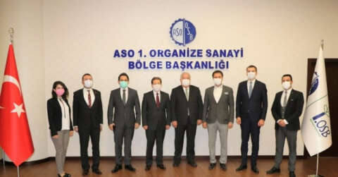 Belarus Büyükelçisi Viktor Rybak ASO 1. OSB’yi ziyaret etti