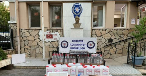 İzmir’de sahte içki satan kokoreççiye operasyon