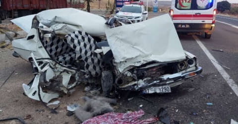 Şanlıurfa’da trafik kazası : 2 ölü, 1 yaralı