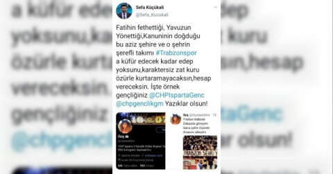 CHP Isparta İl Gençlik Kolları Başkan Yardımcısının Trabzon’a yönelik hakaretlerine tepkiler sürüyor
