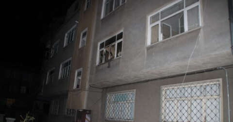 Kayseri’de 8 kişinin yaşadığı evde yangın