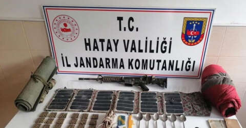 Amanoslar’da terör örgütüne ait piyade tüfeği ele geçirildi