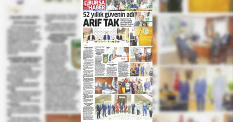 52 yıllık güvenin adı ARİF TAK