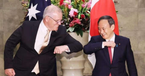Japonya Başbakanı Suga ve Avustralya Başbakanı Morrison’dan Tokyo zirvesi