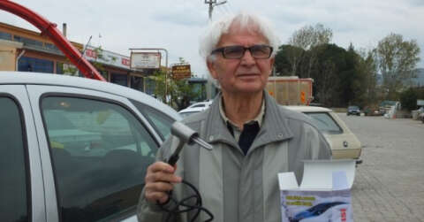 Balıkesirli kaşif kışın araçların donmasını önleyen aparat geliştirdi