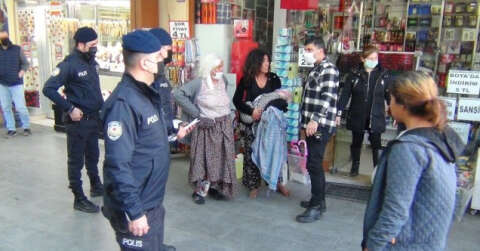 Bursa'da polis gelince ortalığı birbirine kattılar