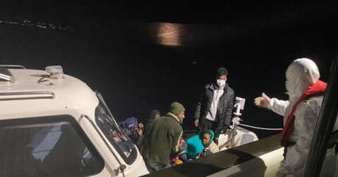 İzmir açıklarında 33 düzensiz göçmen kurtarıldı