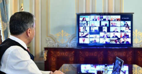 İstanbul Valisi Yerlikaya’dan video konferanslı korona virüs toplantısı