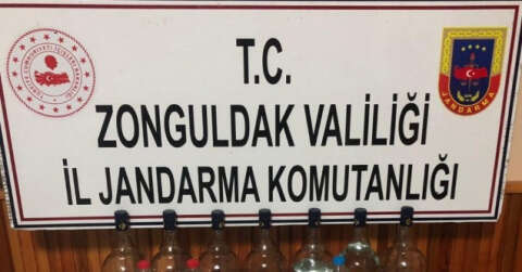 Zonguldak’ta izinsiz etil alkol satan şüpheli gözaltında