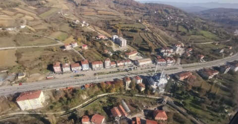 Zonguldak’ta ihlal yapan sürücüler jandarma helikopteriyle havadan böyle tespit edildi