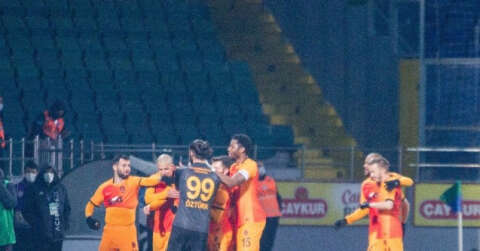Süper Lig: Çaykur Rizespor: 0 - Galatasaray: 4 (Maç sonucu)