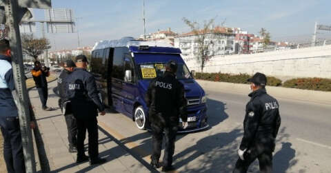 Ankara’da toplu taşıma araçlarına korona virüs denetimi