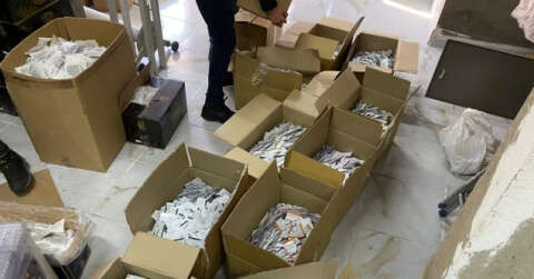 Ataşehir’de sahte ilaç imalatı yapan iş yerine operasyon