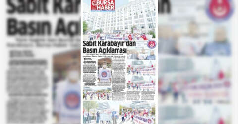 SABİT KARABAYIR'DAN BASIN AÇIKLAMASI