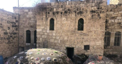 Filistinli Samir, eski Türk hamamını yeniden inşa ediyor