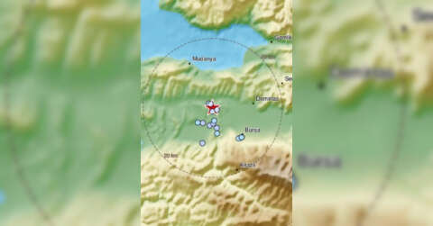 Bursa'da deprem...
