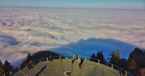 Uludağ’da  bulutların dansı