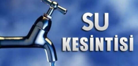 Bursa'da su kesintisi olacak...