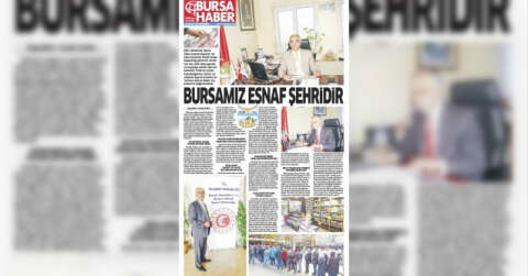 BURSAMIZ ESNAF ŞEHRİDİR