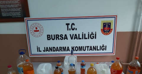Bursa’da kaçak içki operasyonu: 1 gözaltı