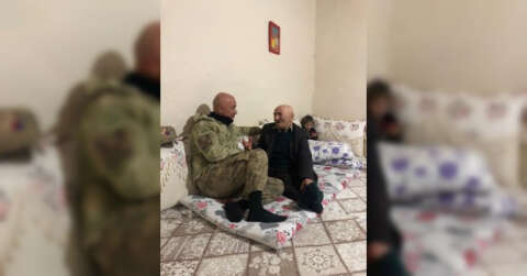 Mehmetçik, 110 yaşındaki emekli güvenlik korucusunu unutmadı