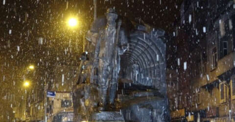 Zonguldak’ta kar yağışı etkisini sürdürüyor