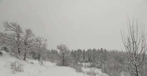 Kastamonu’da köylerin yarısının yolu kar yağışı nedeniyle kapandı