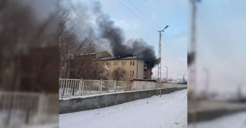 Tuzluca Devlet Hastanesinde yangın