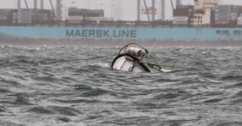 Marmara Körfezi’nde Lodos balıkçı teknesini batırdı