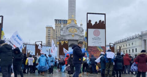 Ukrayna’da karantinanın sona ermesine rağmen protestolar devam ediyor