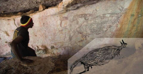 Avustralya’nın en eski kaya çizimi keşfedildi