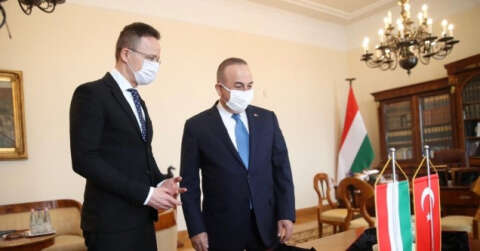 Dışişleri Bakanı Çavuşoğlu, Macaristanlı mevkidaşı Peter Szijjarto ile görüştü