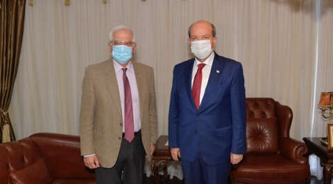 KKTC Cumhurbaşkanı Tatar, AB Yüksek Temsilcisi Borrell ile görüştü