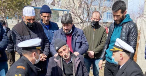 Trafik kazasında hayatını kaybeden uzman çavuş memleketi Erzurum’da toprağa verildi