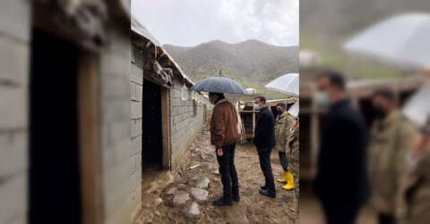 Uludere’de sel sonrası yaralar sarılıyor