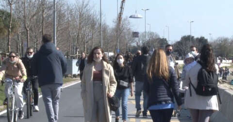 Caddebostan’da korkutan manzara