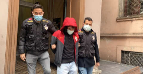 (Özel) İstanbul’da “örümcek adam” gibi binaya tırmanan hırsız tutuklandı