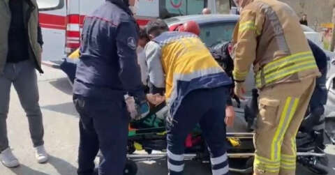 Ataşehir’de feci kaza: 1 yaralı