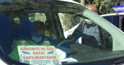 Drone destekli uygulamada sürücülere ceza yağdı